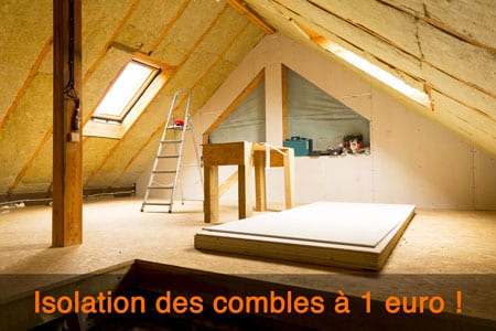 Isolation des combles à 1 euro