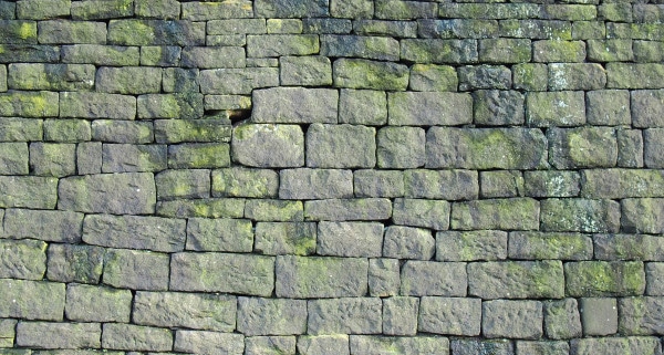 Conseils de démoussage d'un mur en pierre
